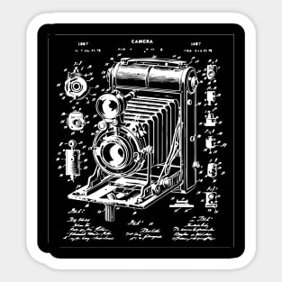 retro camera Sticker